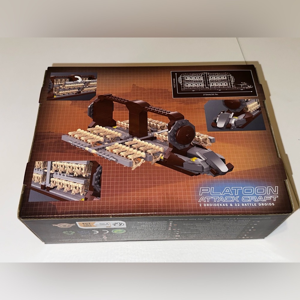 Star Wars 32+ Battle Droids Sith Army Attack Craft Ship Building Brick Toy NEW - Picture 10 of 13